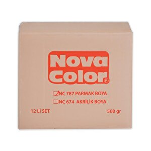 Parmak Boyası 500 Gr 12 Renk Nc787