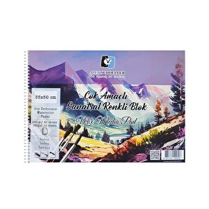 Çok Amaçlı Sanatsal Renkli Blok 35x50 Cm 896