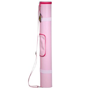 Suni Deri Proje Tüpü Cepli 10,5 Cm Pembe