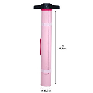 Yuga Suni Deri Proje Tüpü Cepli 10,5 Cm Pembe