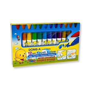 Dong-a Jumbo Yıkanabilir Keçeli Boya Kalemi 12 Renk
