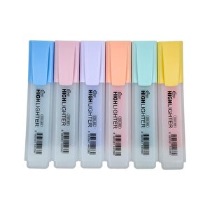6lı Fosforlu Kalem Candy Renkler Cgo801