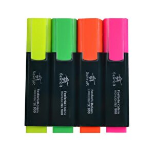 Fosforlu Kalem 4 Lü Highlighter 900
