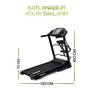 Premium Koşu Bandi 2,5 Hp Led Gösterge 0 - 14 Km/s Hiz Kolay Kurulum