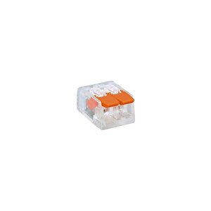 10 Adet 2'li Tırnaklı Buat Klemens (wago Tip) 2,5 Mm Kablo İçi