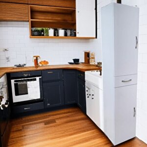 İki Kapaklı Çekmeceli Dolap 174 *35*34