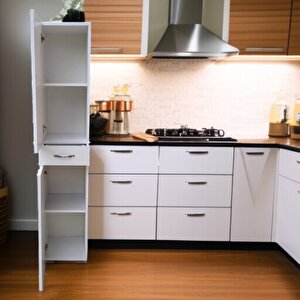 İki Kapaklı Çekmeceli Dolap 174 *35*34