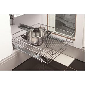 Huzur Bağimsiz Tandem Frenli̇ Rayli Tel Çekmece Sepeti̇   Kapak En 40 Cm