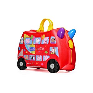 Trunki Peppa Pig Party Bus Binilen Ve Sürülen Çocuk Bavulu