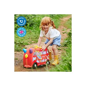 Trunki Peppa Pig Party Bus Binilen Ve Sürülen Çocuk Bavulu