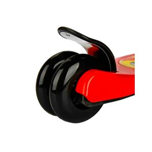 Power 3 Tekerlekli Katlanabilir Işıklı Kırmızı Scooter 07811