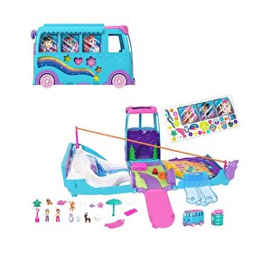 Polly Pocket Dönüşebilen Evcil Hayvan Karavanı Oyun Seti Jcc22