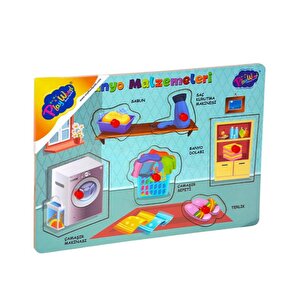 Ahşap Tutmalı Banyo Malzemeleri Puzzle
