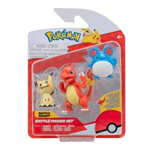Pokemon Battle 3lü Figür Seti Pkw3046