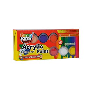 Akrilik Boya 12 Renk X 25 Ml Set