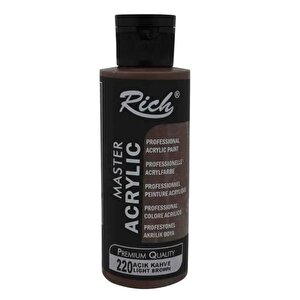 Master Akrilik Boya Açık Kahve 120ml