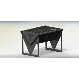 Stove Çelik Portatif Taşınabilir Emaye Mangal