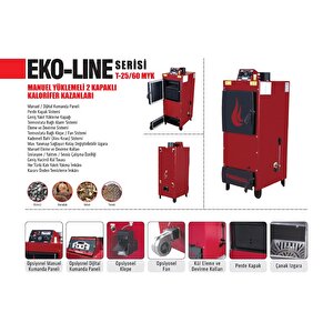 Thermall T-35 Eko-li̇ne Manuel Yüklemeli Kalorifer Kazanı