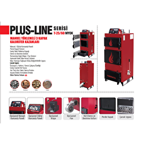 Thermall T-45 Plus-li̇ne Manuel Yüklemeli̇ Kalori̇fer Kazani