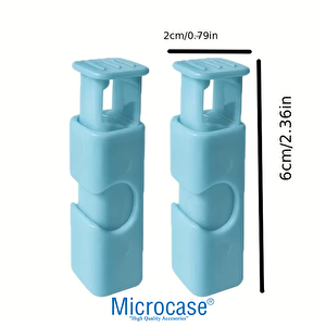 Microcase Plastik Poşet Saklama Malzemesi Ağız Kapama Aleti Kıskacı - Al5306 10 Adet