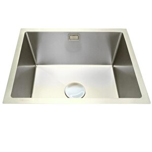 Gl General 50x40 Inox Petek Dokulu Çelik Mutfak Eviyesi 304 Paslanmaz Çelik 1mm
