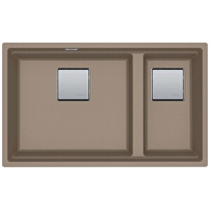 Kubus 2 Kng 120 Oyster Granit Mutfak Eviyesi 76 X 46 Cm