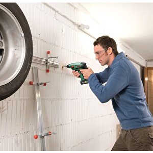 Bosch Uneo Maxx Çift Akülü Vidalama Sırt Çantası Buzluk Gözlük Yapıştırıcı Seti