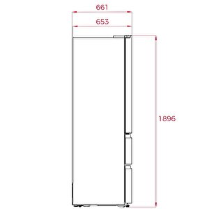 Teka Rfd 77825 Ss Gardırop Tipi No Frost Buzdolabı