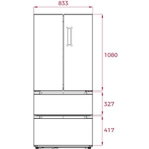 Teka Rfd 77825 Ss Gardırop Tipi No Frost Buzdolabı