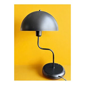 Modern Capri Abajur Metal Gövde E-27 Duy Abajur Masa Lambası