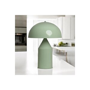 Modern Tasarım Mushroom Abajur Mint Yeşili Kablolu Tak Çalıştır Masa Lambası