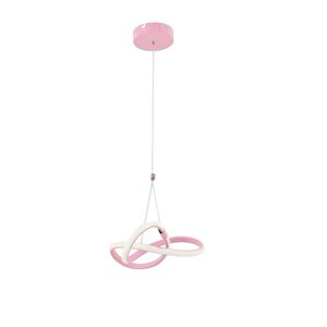 Modern Tekli Sarkıt Power Led Avize Pembe Beyaz Işık Ledli Çocuk Odası Avize