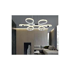 A Modern Sarkıt Power Led Avize Concept Ürün Krom