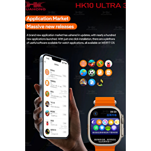 Hk10 Ultra 3 Chat Gpt/video Uygulama/chat Gpt Destekli Super Amoled E-kitap/galeri