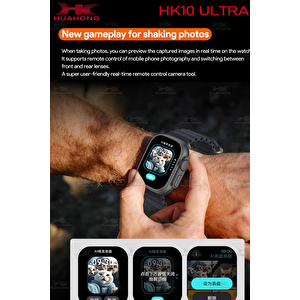 Hk10 Ultra 3 Chat Gpt/video Uygulama/chat Gpt Destekli Super Amoled E-kitap/galeri
