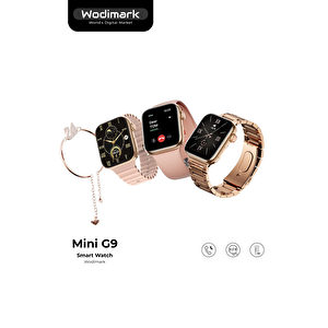 Kadın Akıllı Saat G9 Mini Flamingo Kolye Hediyeli Ios Ve Android Uyumlu 41mm
