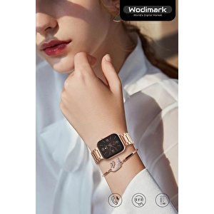 Kadın Akıllı Saat G9 Mini Flamingo Kolye Hediyeli Ios Ve Android Uyumlu 41mm