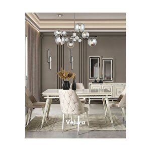 Rosa 220 Yemek Odası Takımı (yemek Masası + 4 Adet Sandalye) 160x80 cm