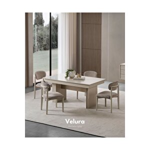 Hitit Yemek Odası Takımı (yemek Masası + 4 Adet Sandalye) 160x90 cm