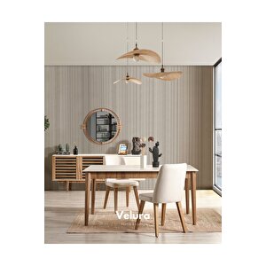 Linda Yemek Odası Takımı (yemek Masası + 4 Adet Sandalye) 160x90 cm