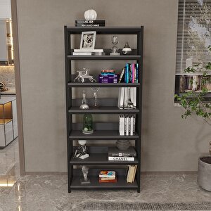 Spine Kitaplık Siyah Antrasit