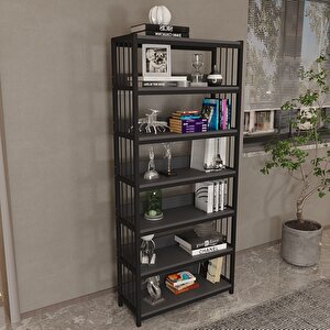 Spine Kitaplık Siyah Antrasit
