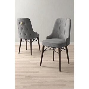 Loft Meşe Desen 80x132 Açılabilir Mdf Masa Yemek Odası Takımı, Mutfak Takımı 4 Sandalye, 1 Bench Gri