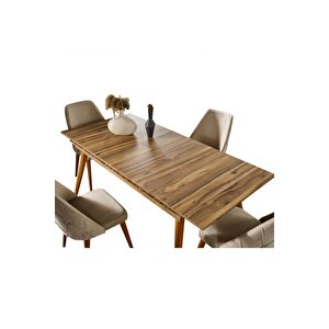 Anadolu 710 Yemek Odası Takımı (yemek Masası + 4 Adet Sandalye) 160x80 cm