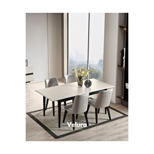 Pars Yemek Odası Takımı (yemek Masası + 4 Adet Sandalye) 160x90 cm