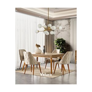 Anadolu 720 Yemek Odası Takımı (yemek Masası + 4 Adet Sandalye) 160x80 cm