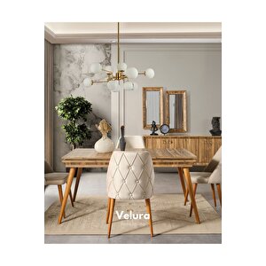 Anadolu 720 Yemek Odası Takımı (yemek Masası + 4 Adet Sandalye) 160x80 cm