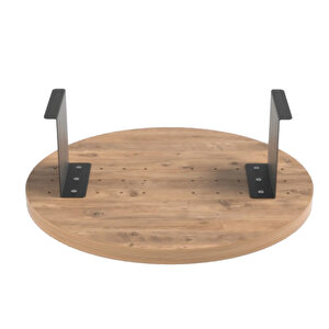 Koltuk Yanı Sehpa Oval Yuvarlak Yan Sehpa 5096
