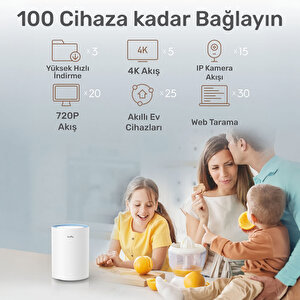 M1200 5ghz 867mbps, 2.4ghz 300mbps, 1 Port, 2xdbi Anten, Wi-fi Mesh Menzil Genişletici Router