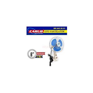 Araç Içi Vantilatör 12v 6 Inch Vantuzlu Br6400601